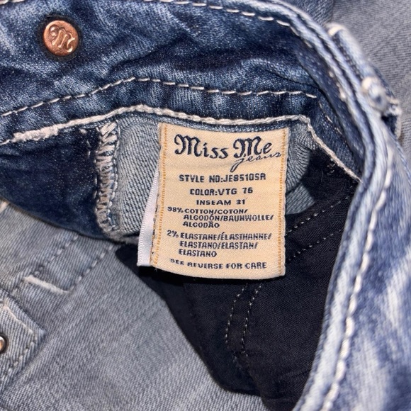 Miss Me Signature Skinny Jeans Size 30 - Picture 4 of 6